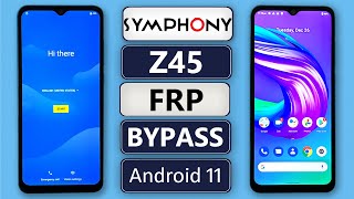 Symphony Z45 Frp Bypass Android 11  All Symphony Android 11 Bypass FRP Google Account Without PC ✅ [upl. by Nue]