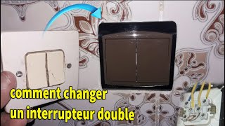 comment changer un interrupteur va et vient double [upl. by Hanleigh]