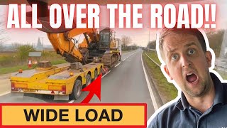 Wide Load Drifts Into My Lane  SCARY  POV  Trucking Vlog 49  truckertim [upl. by Ahsitneuq577]