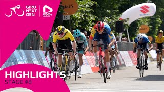 Giro Next Gen 2024  Stage 8 Highlights [upl. by Grussing]