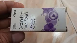 Dorzox Eye Drops  Dorzolamide 2Eye Drops  Dorzox Eye Drops uses Side effects Benefit Review Hindi [upl. by Netsua175]