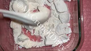 Argo Cornstarch and Tapioca Starch Mixed Waterbottle Method Chunks [upl. by Photima880]