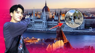 Jungkook Trending Today Beautiful City Jungkook Ready to Shoot MV in Budapest [upl. by Yltsew]