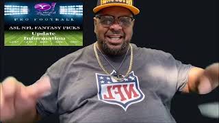 ASL NFL Fantasy Picks Week 10 [upl. by Dedrick]