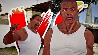 CJ VS FRANKLIN  EpicasBatallasDeRapDelGta 4 [upl. by Eciuqram]