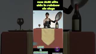 Alibi Elite SKIN in Rainbow six siege rainbowsixsiege shorts rainbowsixclips eliteskin [upl. by Eugenia]