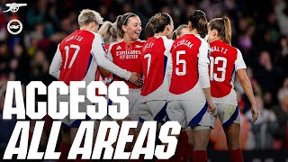 ACCESS ALL AREAS  Arsenal vs Brighton 50  5 goals Hurtig scores behind the scenes amp more [upl. by Gader478]