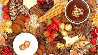 OUTRAGEOUS Chocolate Dessert Board  Holiday Entertaining [upl. by Almeta]