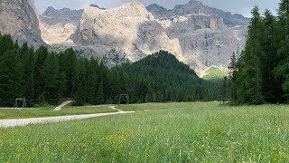 Italy Dolomites Sella Mountains [upl. by Ahsya]