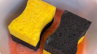 ASMR  DETERGENT FOR CERAMIC • 🐝🐝 SPONGES SQUEEZES 🐝🐝 [upl. by Balsam]