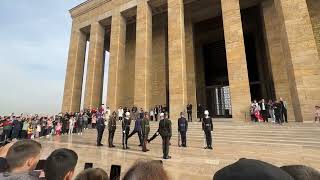 Anıtkabir’de nöbet değişimi anitkabir atatürk [upl. by Kcirredal]