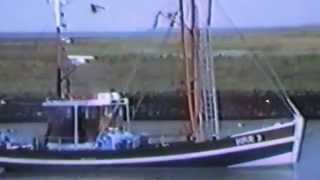 Harlesiel HAR 2Fischkutter Sommer 1990Nordsee [upl. by Yager]