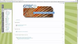 Moodle Tutorial How to set up a unittopic block and add resources and assignments [upl. by Schuh165]