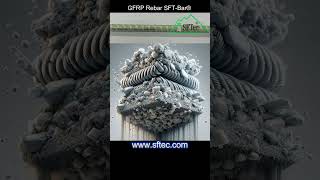 FRP rebar SFTBar® reinforced concrete structure offering durability corrosion resistance longevity [upl. by Annek]