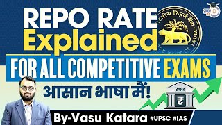 Repo Rate Concept Simplified  Indian Economy For all Exams  StudyIQ IAS [upl. by Ennis630]