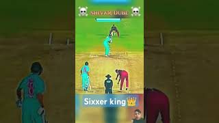 Sixxer 👑king dube shivamdube sixxerking cricket ipl2025 t20 indianpremierleague todaymatch [upl. by Odnalref]