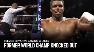 HUGE KO  Trevor Bryan vs Cassius Chaney  Full Knockout [upl. by Nahsrad]