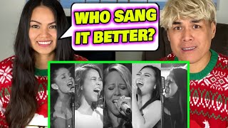 REACTION to O Holy Night Mariah So Hyang Ariana Morissette Serena Onasis  WHO SANG IT BETTER [upl. by Aniarrol]