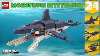 Monstrum Mysterium MOC LEGO 31088 2 to 1 Alternate Digital Build [upl. by Znerol]