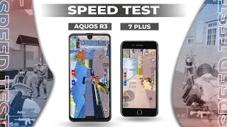 iPhone 7plus vs Aquos R3 Full comparision Pubg Test  which is Best [upl. by Granoff]