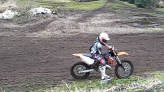 First time trying my ktm 150 [upl. by Nonnad]