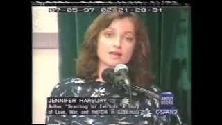 Jennifer Harbury CIA in Guatemala  corruption secrets and covert ops C SPAN 1997 AD [upl. by Lehmann]