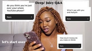 Am I no longer Interested in Youtube   Deep Juicy QnA  life update [upl. by Siuoleoj]