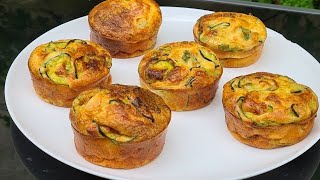 Voici une recette de cakes aux courgettes idéal pour vos repas ✔ recette économique ✔ [upl. by Vastha]