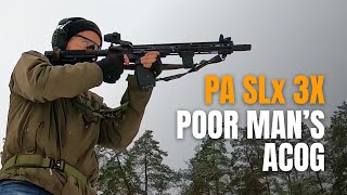 PRIMARY ARMS SLx 3x Microprism  Poor Mans ACOG  Zeroing amp First Impression [upl. by Putscher]