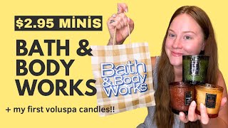 Minis Sale at Bath and Body Works Plus a few Voluspa Candles [upl. by Ixel]