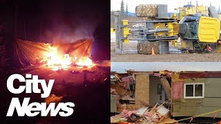 Coastal GasLink site in northern BC attacked causing significant damage [upl. by Reidar]