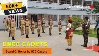 BNCC drill of Gazipur Cantonment College GCC  Guard of honor  Cadet LCPL Shifat [upl. by Matthaeus]