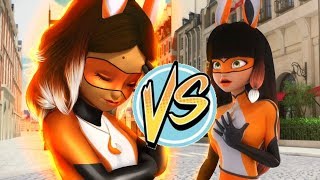 VOLPINA VS RENA ROUGE amp LADYBUG BATALLA DE RAP EN ESPAÑOL [upl. by Melvin]