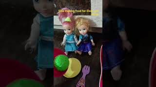 Elsa making food for Elsia and Annia [upl. by Ecyrb]