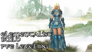 GW2 Elementalist Leveling Build [upl. by Imelida515]