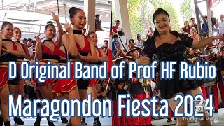 D Original Band of Prof HF Rubio  Solo Majorette Exhibition  Maragondon Fiesta 2024 [upl. by Nnoryt]