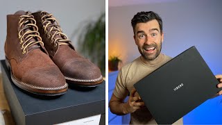 Viberg Service Boot Unboxing  Tobacco Chamois Roughout  1035 Last [upl. by Franci]