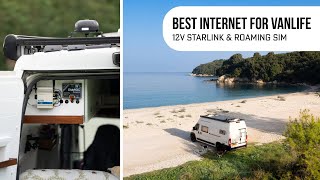 Best internet for Vanlife  12v Starlink with roaming SIM redundancy [upl. by Filia]