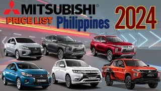 Mitsubishi Price List in Philippines 2024 [upl. by Tombaugh]