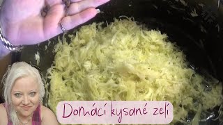 Kysané kvašené zelí na celou zimu Sauerkraut [upl. by Wolliw]