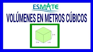 17 VOLÚMENES EN METROS CÚBICOS 6° GRADO [upl. by Irma]