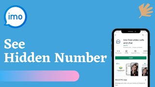 How To See Contact Number In Imo  Hidden number 2021 [upl. by Nnaik835]