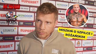 Maciej Miszkiń o Szpilka  Diablo Różański  Okolie Wrzosek  Szpilka na KSW [upl. by Iblehs]