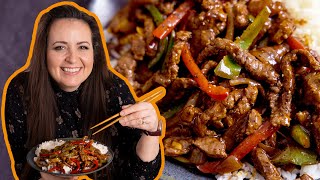 I LOVE this Black Pepper Beef Stir Fry [upl. by Nitsirc922]