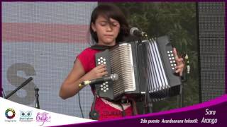 SARA ARANGO 2 PUESTO ACORDEONERA INFANTIL EVAFE 2016 [upl. by Girvin35]