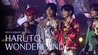 REBOOT 231215 WONDERLAND 트레저 하루토 직캠 TREASURE HARUTO FANCAM [upl. by Claud]