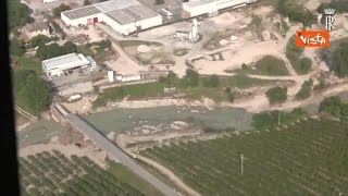 Alluvione EmiliaRomagna Mattarella a Modigliana in elicottero [upl. by Recneps2]