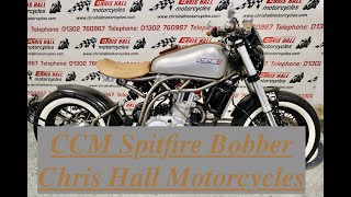 2020 CCM Spitfire Bobber chrishallmotorcycles motorcycles ccm [upl. by Adlitam245]