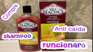 compre shampoo tio nacho anticaida estimula el crecimiento con Ginseng ‼️ funcionara ‼️ [upl. by Asilahs]