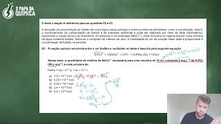 Questão 62  UFPR 2022  Resolução prova de Química [upl. by Norb746]